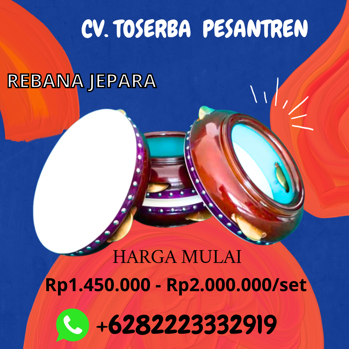 Mengukir Cantiknya Rebana Jepara