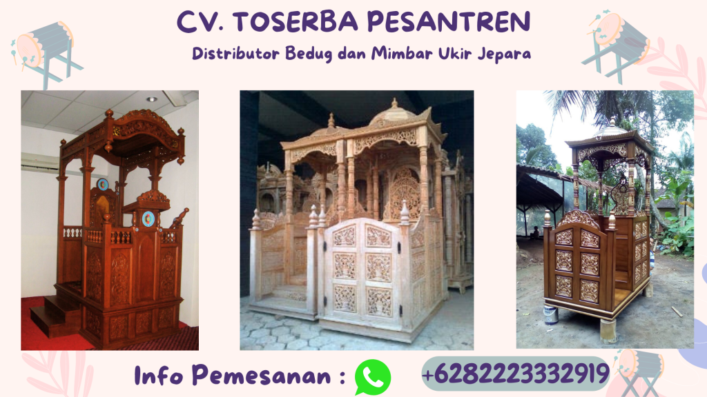 Call 0822-2333-2919(Tsel) Pengerajin Mimbar Masjid Jepara Berkualitas Kabupaten Tapanuli Selatan