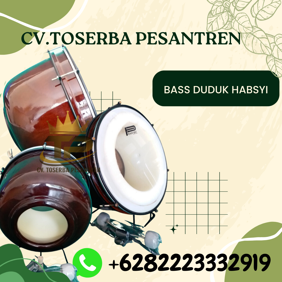 Call 0822-2333-2919(Tsel) Jual Bass Hadroh Banjari Kota Bolaang Mongondow Selatan