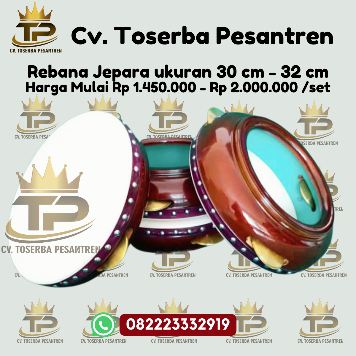 Call 0822-2333-2919(Tsel) Distributor Pengerajin Rebana Jepara Berkualitas Kabupaten Temanggung