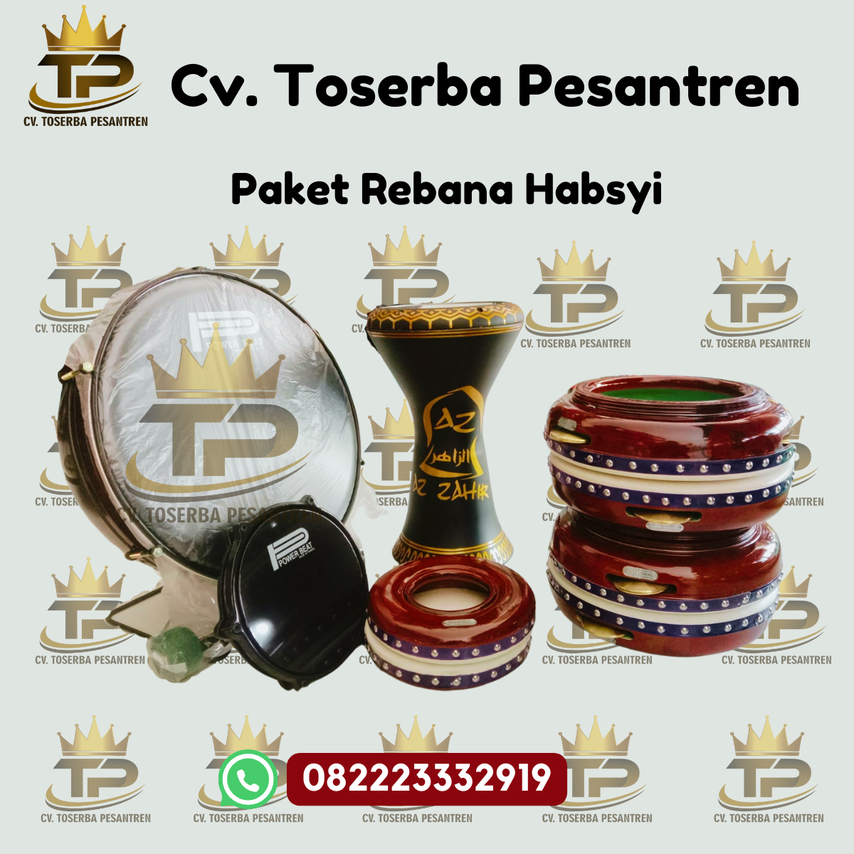 Call 0822-2333-2919(Tsel) Pengerajin Rebana Habsyi Berkualitas Kota Padang Panjang