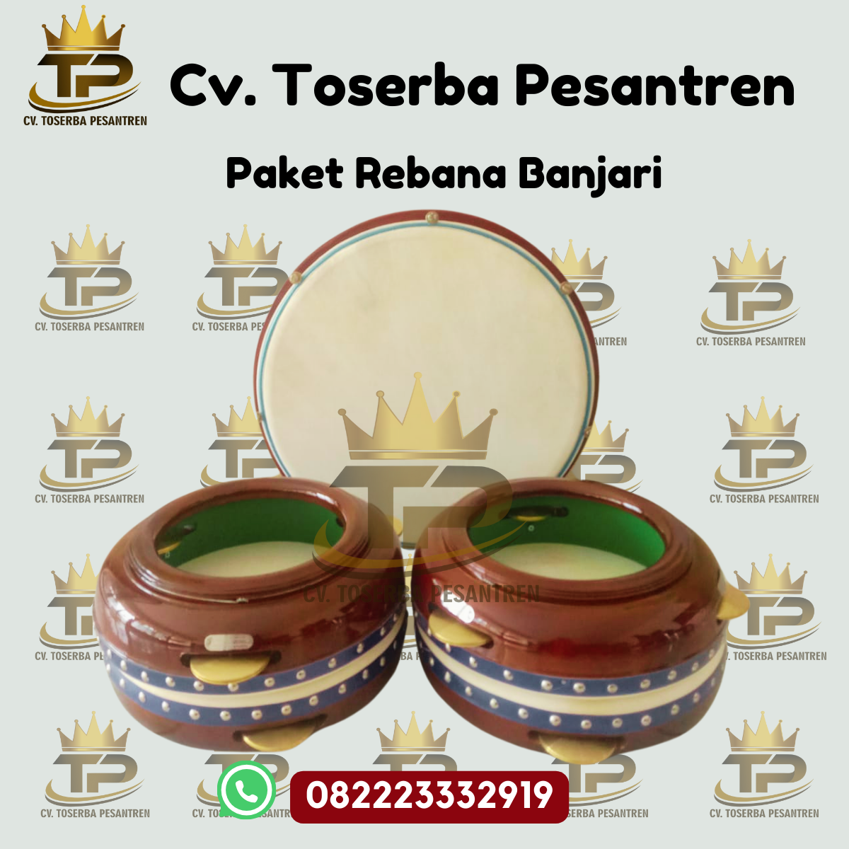 Call 0822-2333-2919(Tsel) Pengerajin Rebana Banjari Berkualitas Kabupaten Nias Selatan