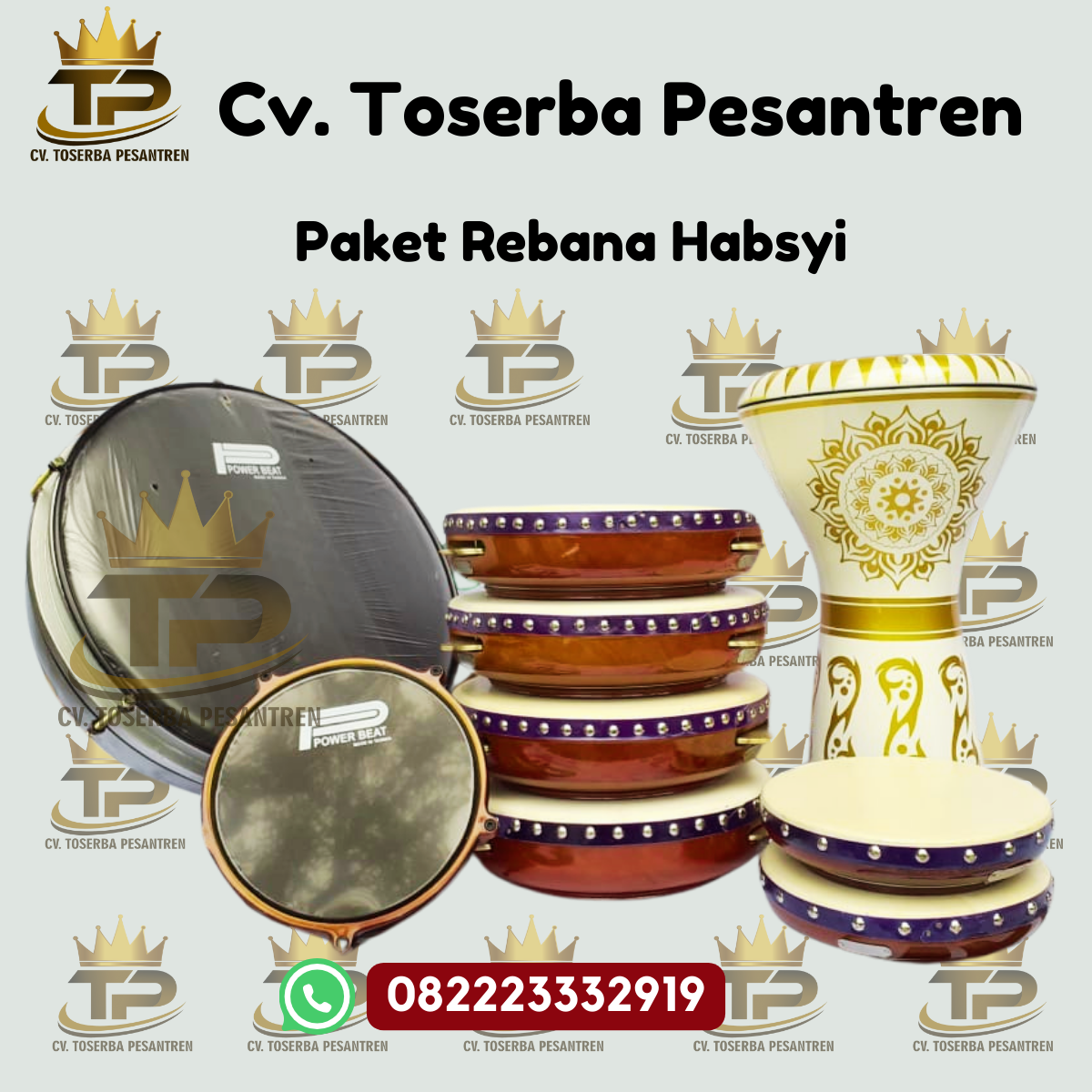 Call 0822-2333-2919(Tsel) Pengerajin Rebana Habsyi Berkualitas Kota Pagar Alam
