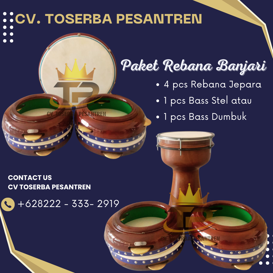 Call 0822-2333-2919(Tsel) Pengerajin Alat Musik Rebana Jepara Kota Lhokseumawe